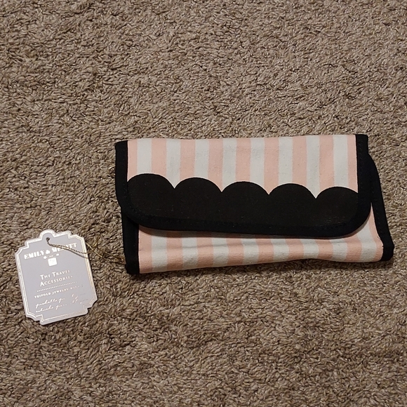 Emily & Meritt Striped Travel Bag - Picture 1 of 6